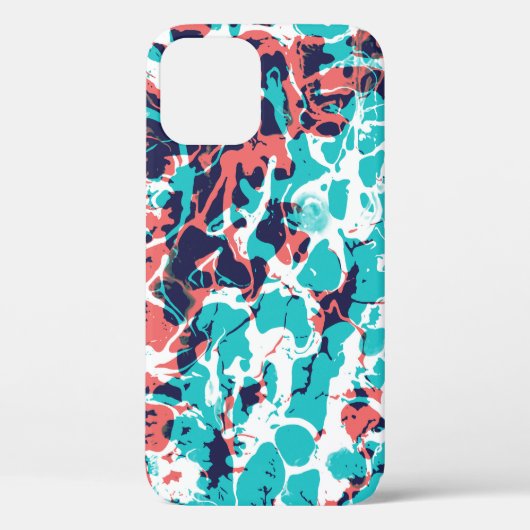 Abstracte gemarmerde papieren kunstachtergrond Case-Mate iPhone case (Achterkant)