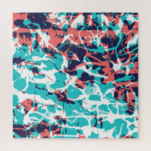 Abstracte gemarmerde papieren kunstachtergrond legpuzzel