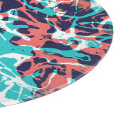 Abstracte gemarmerde papieren kunstachtergrond snijplank (Hoek)