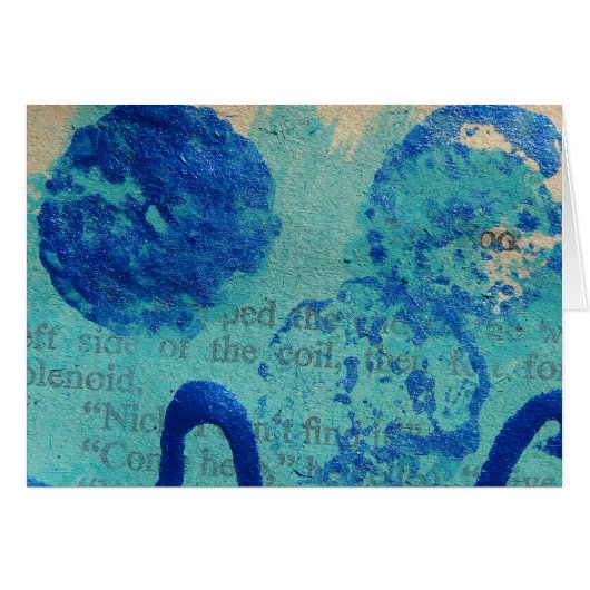 Abstracte gemengde media die schilderen (Voorkant Horizontaal)