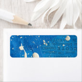 Abstracte gemengde media die schilderen etiket (Insitu)