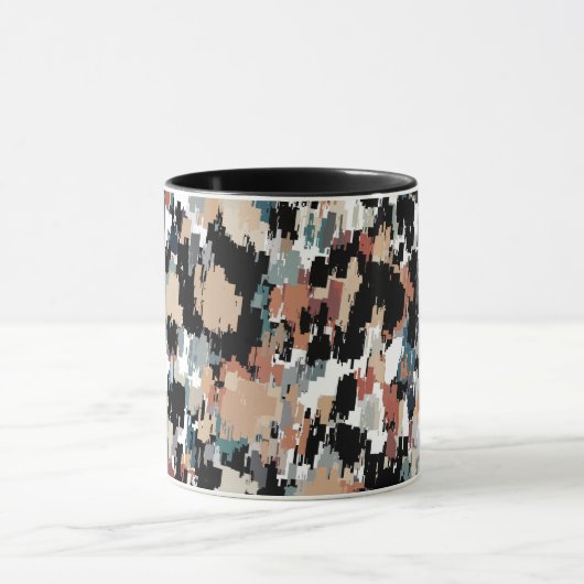 Abstracte gemottled Camo Mok (Midden)