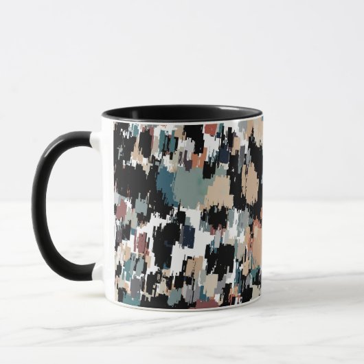 Abstracte gemottled Camo Mok (Links)