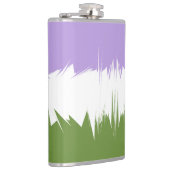 Abstracte Genderqueer Pride Flag Heupfles (Rechts)