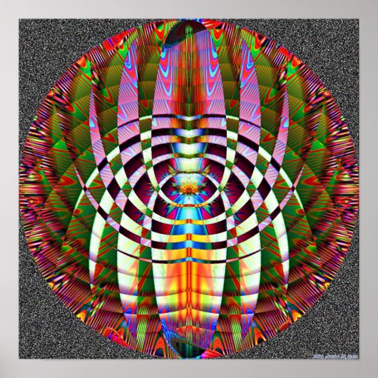 Abstracte geometrie 3.2b poster (Voorkant)