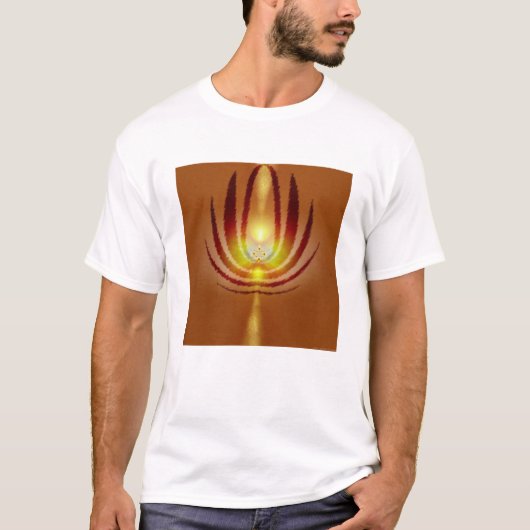 Abstracte geometrie 3.2e (schoppen) t-shirt (Voorkant)