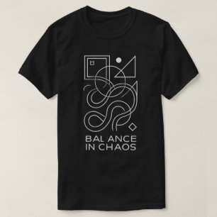 Abstracte Geometrie: Evenwicht in Chaos T-shirt
