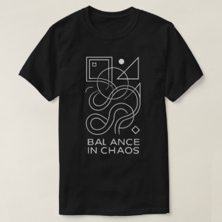 Abstracte Geometrie: Evenwicht in Chaos T-shirt
