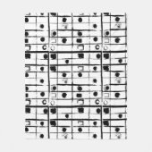 abstracte geometrie fleece deken (Voorkant)