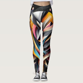 Abstracte geometrie leggings