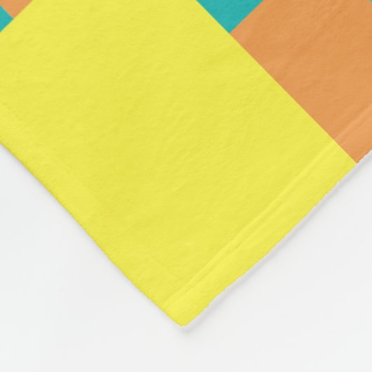 Abstracte geometrisch 020515 fleece deken (Hoek)