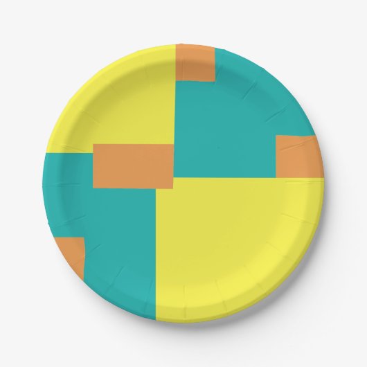 Abstracte geometrisch 020515 papieren bordje (Voorkant)