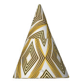 Abstracte geometrische achtergrond art deco feesthoedjes (Rechts)