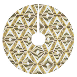 Abstracte geometrische achtergrond art deco kerstboom rok
