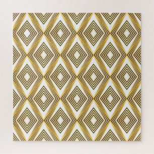 Abstracte geometrische achtergrond art deco legpuzzel