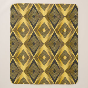 Abstracte geometrische achtergrond. Art Deco. Sherpa Deken