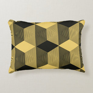 Abstracte geometrische achtergrond. Hexagonal mesh Accent Kussen