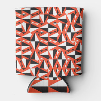 Abstracte geometrische borstel: patroon blikjeskoeler