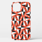Abstracte geometrische borstel: patroon Case-Mate iPhone case (Achterkant)