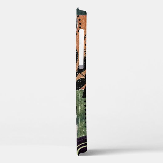 Abstracte geometrische cirkels en bladeren | Case-Mate iPhone case (Achterkant / Links)