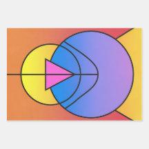 Abstracte geometrische cirkels lijn Kleurrijk