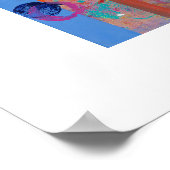 Abstracte geometrische collage poster (Hoek)