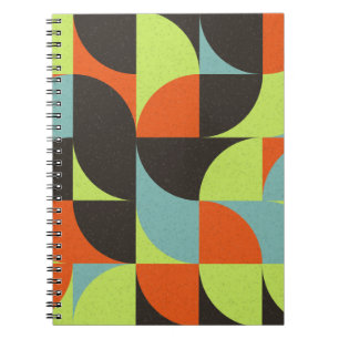 Abstracte Geometrische Computational Art Illustrat Notitieboek