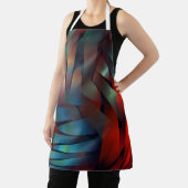 Abstracte geometrische getextureerde decoratie schort (Insitu)