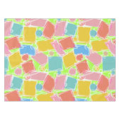 Abstracte geometrische kleurstof tafelkleed (Voorkant (Horizontaal))