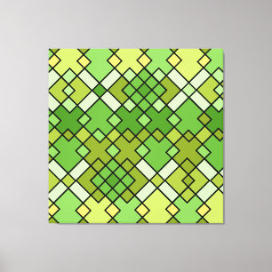 Abstracte geometrische kunst canvas afdruk
