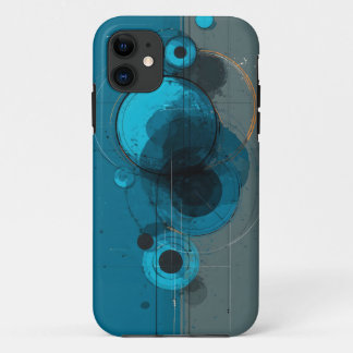 Abstracte geometrische kunst iPhone 11 hoesje