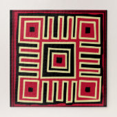 Abstracte geometrische kunst legpuzzel (Horizontaal)