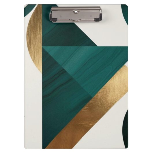 Abstracte geometrische kunst Modern poster minimal Klembord (Voorkant)