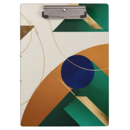 Abstracte geometrische kunst Modern poster minimal Klembord