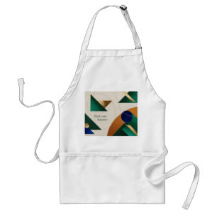 Abstracte geometrische kunst Moderne minimalist Standaard Schort