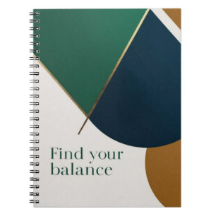 Abstracte Geometrische Kunst Moderne notitieboek s