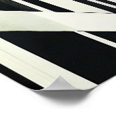 Abstracte geometrische kunst poster (Hoek)