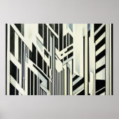 Abstracte geometrische kunst poster (Voorkant)