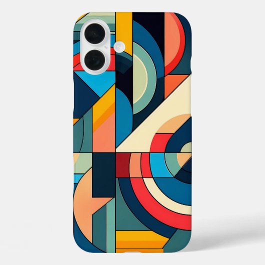 Abstracte geometrische kunst - samenstelling van h Case-Mate iPhone case (Achterkant)