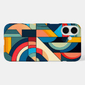 Abstracte geometrische kunst - samenstelling van h Case-Mate iPhone case (Achterkant (horizontaal))