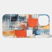 Abstracte geometrische lagen _ iphone case iPhone hoesje (Achterkant horizontaal)