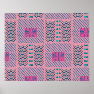 Abstracte geometrische lijnen en vormen POSTER