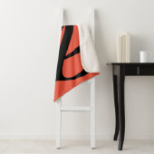 abstracte geometrische lijnkunst sherpa deken (In situ)