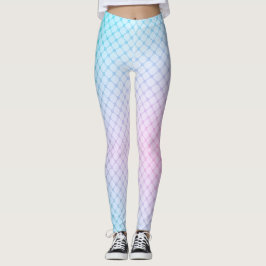 Abstracte geometrische netwerken van groene lijnen leggings