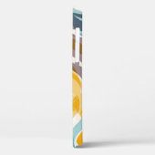 Abstracte geometrische objecten graffiti grunge ef Case-Mate iPhone case (Achterkant / Links)