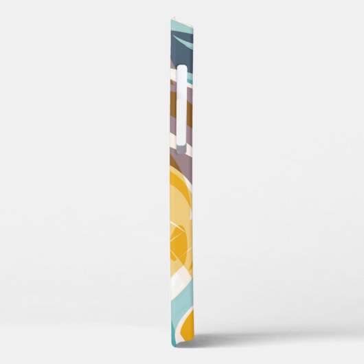 Abstracte geometrische objecten graffiti grunge ef Case-Mate iPhone case (Achterkant / Links)