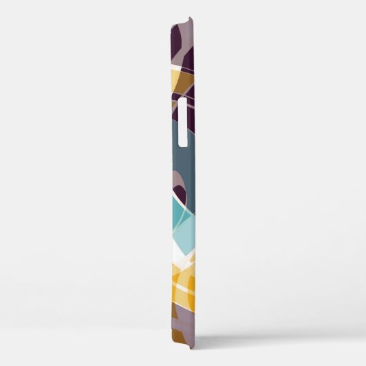 Abstracte geometrische objecten graffiti grunge ef Case-Mate iPhone case (Achterkant / Rechts)