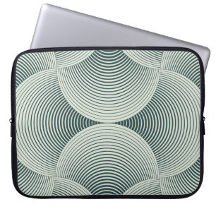 Abstracte  geometrische ondergrond van het blikvel laptop sleeve
