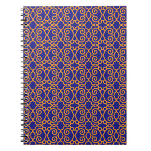 Abstracte geometrische ondergrond van het patroon notitieboek