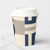 Abstracte geometrische papieren beker - moderne aa (Links)